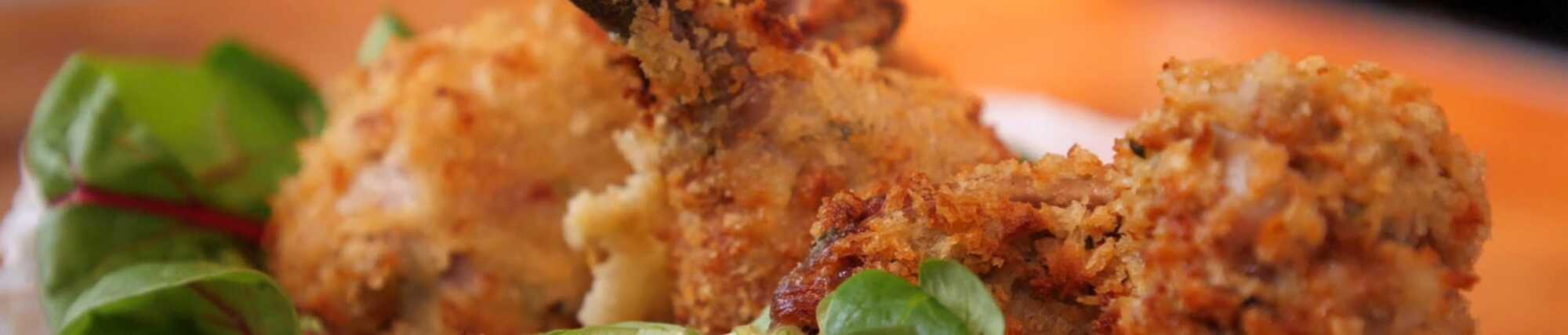 Crispy air fried chicken – completely without oil!