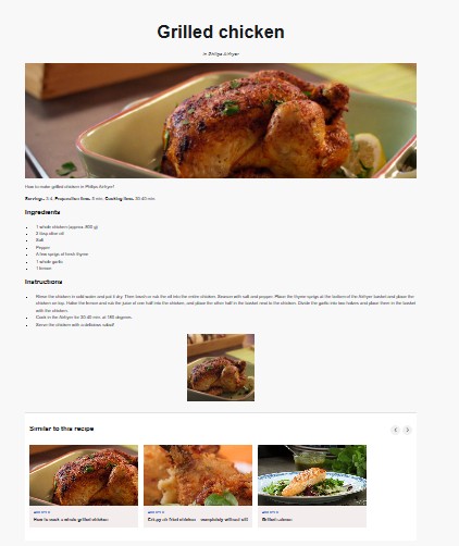 Go to Recipe Page